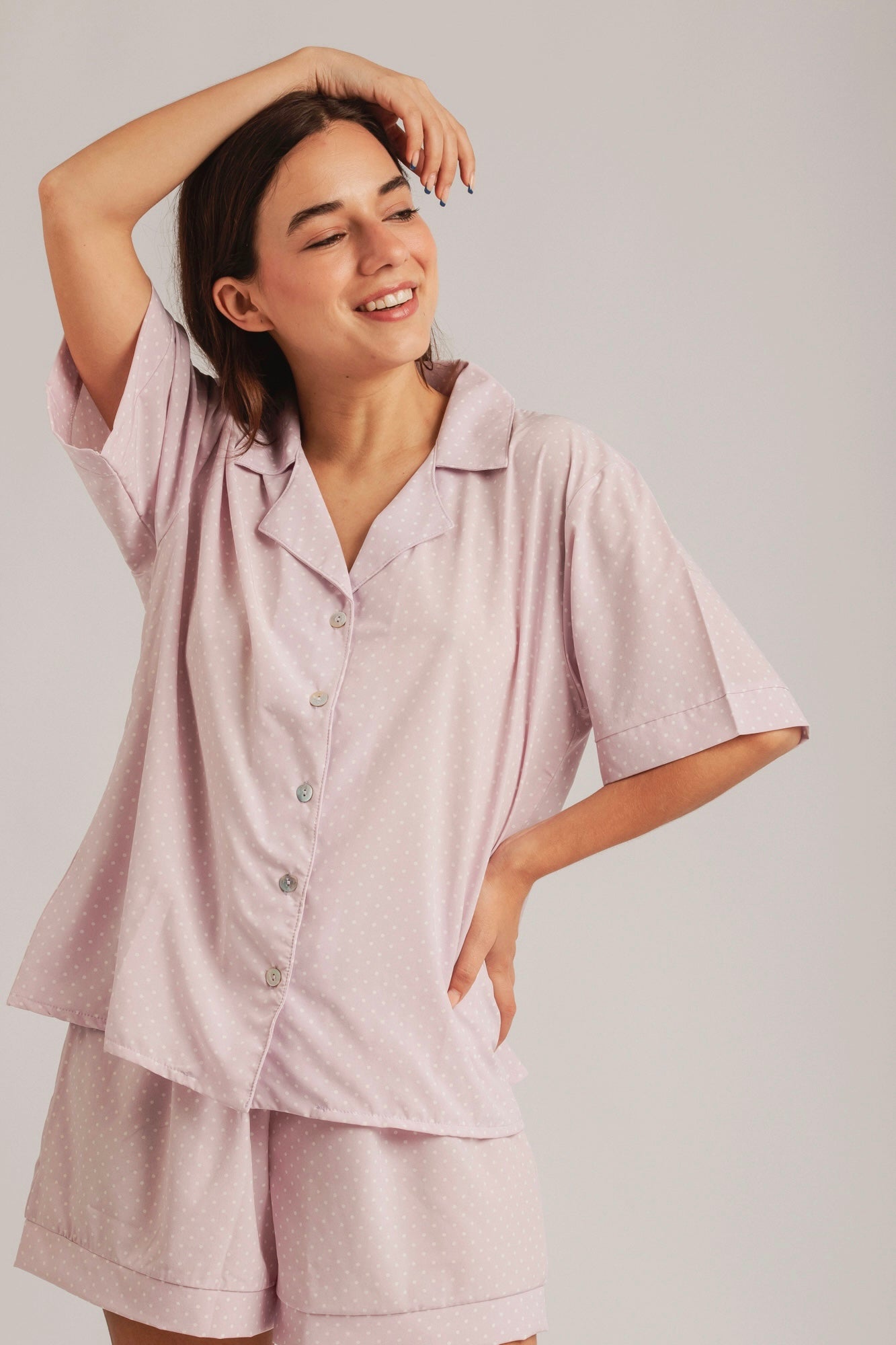 PIJAMA HANNAH LILA - SEDA