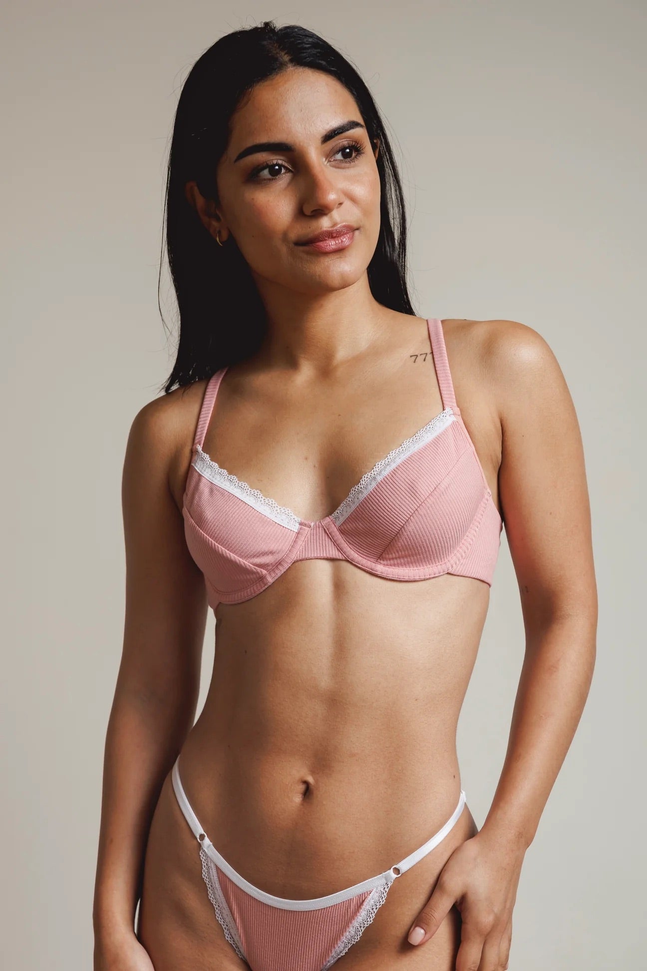 SET LOLITA BALCONETTE ROSA