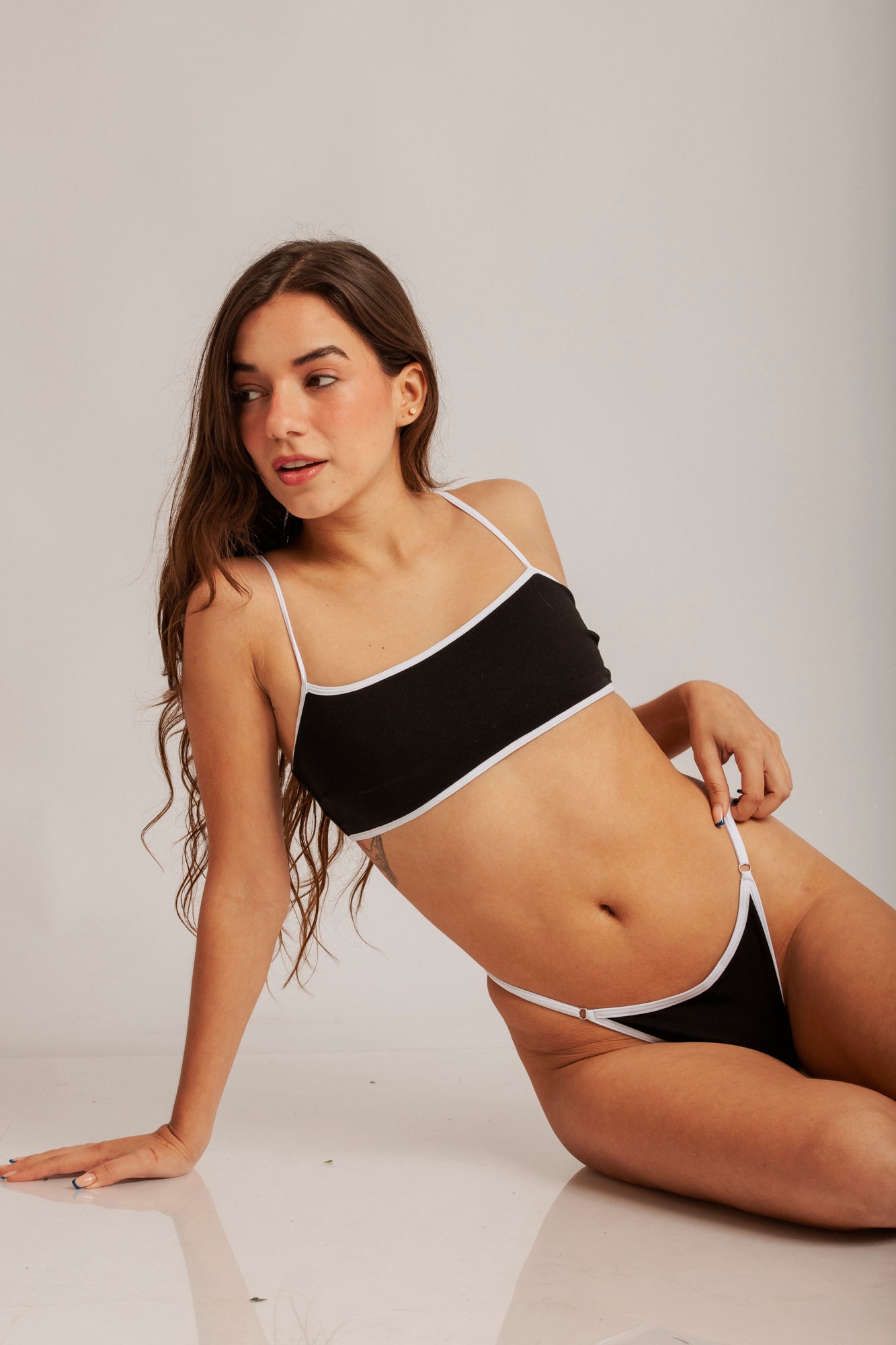 BRALETTE MIA BLACK - ALGODÓN PIMA