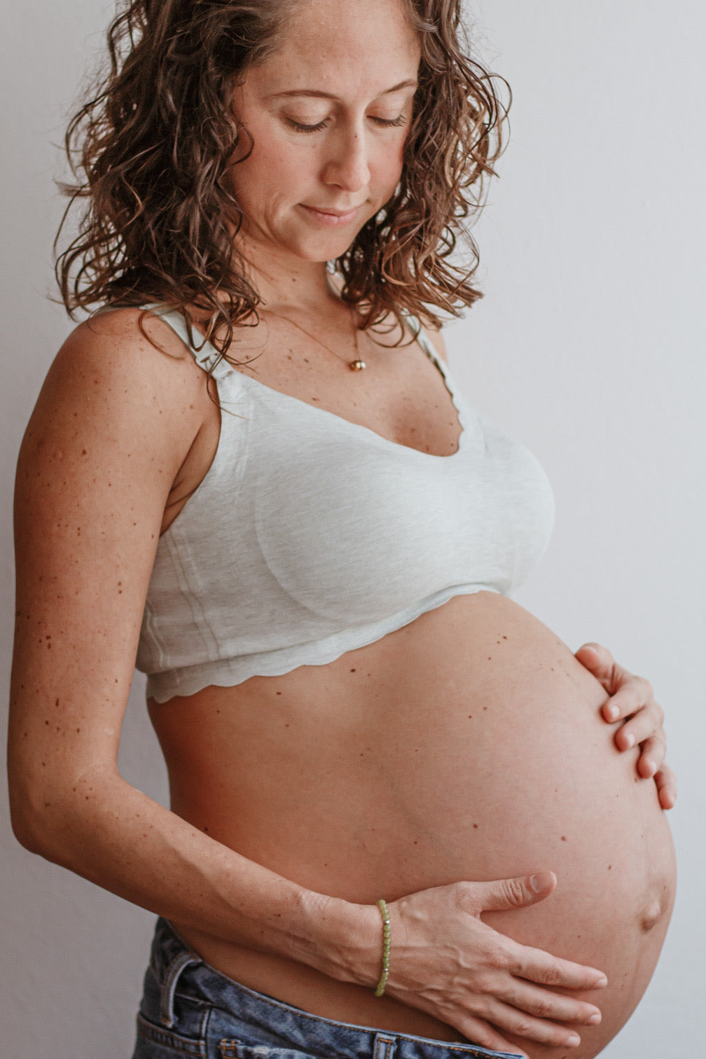 MATERNITY BRA GRIS CLARO