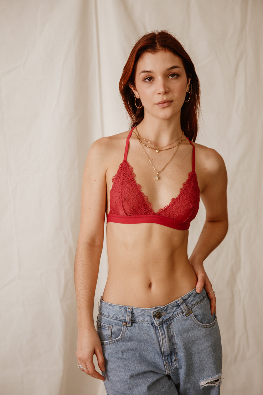 BRALETTE VALENTINA ROJO