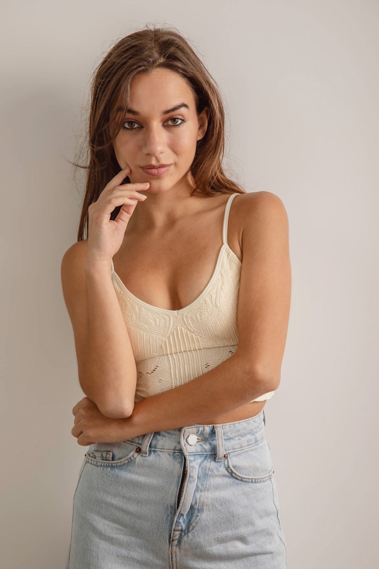 BRALETTE ALMUDENA CREMA