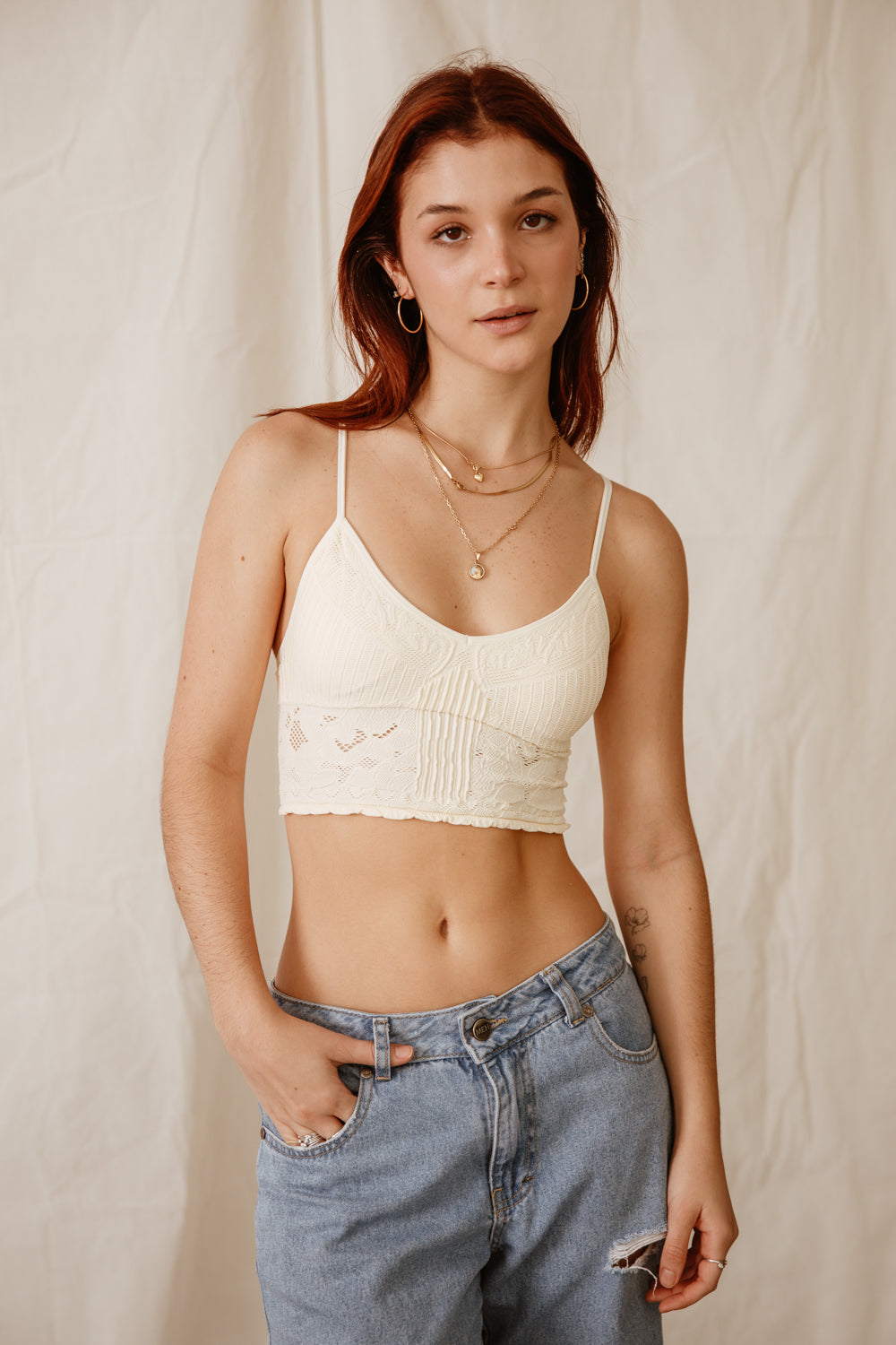 BRALETTE ALMUDENA CREMA