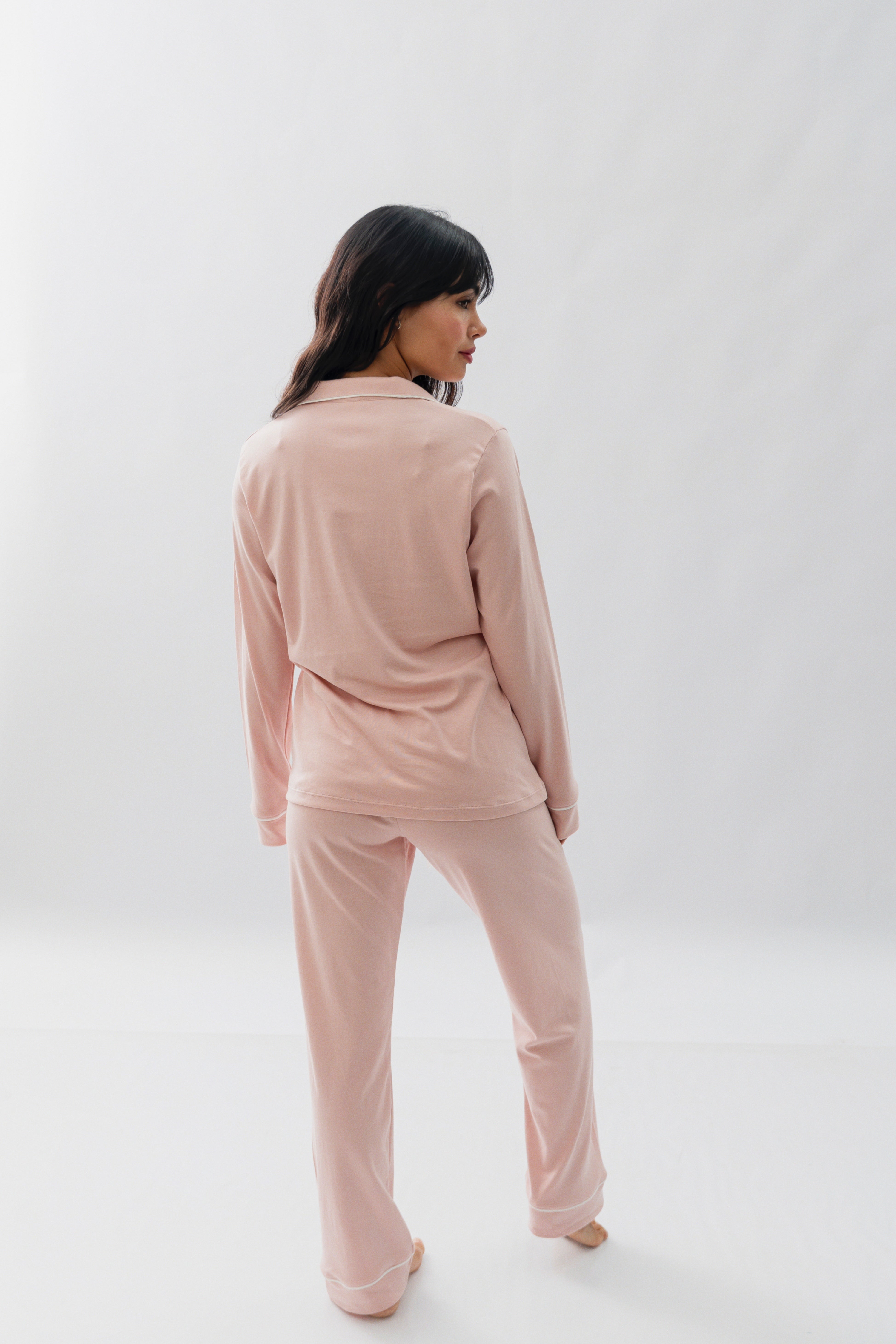 PIJAMA NAIROBI ROSA - ALGODÓN PIMA