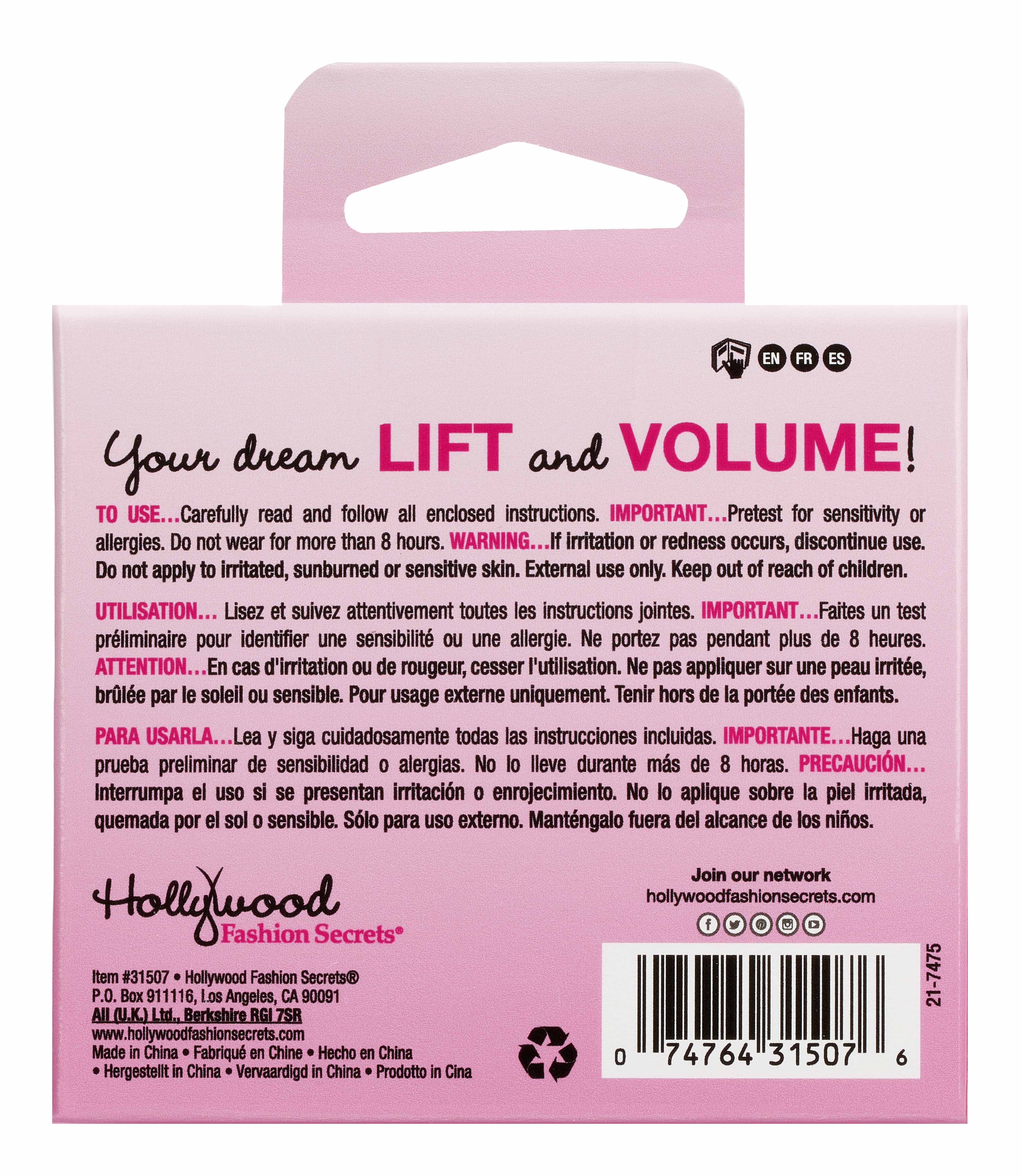 Hollywood Secrets Boob Tape