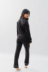 PIJAMA NAIROBI NEGRO - ALGODÓN PIMA