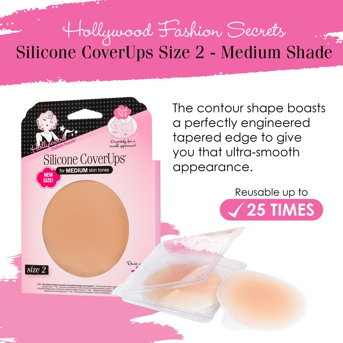 Hollywood Secrets Silicon Pads - Size 1