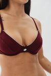 BRALETTE GIORGIA BALCONETTE VINO