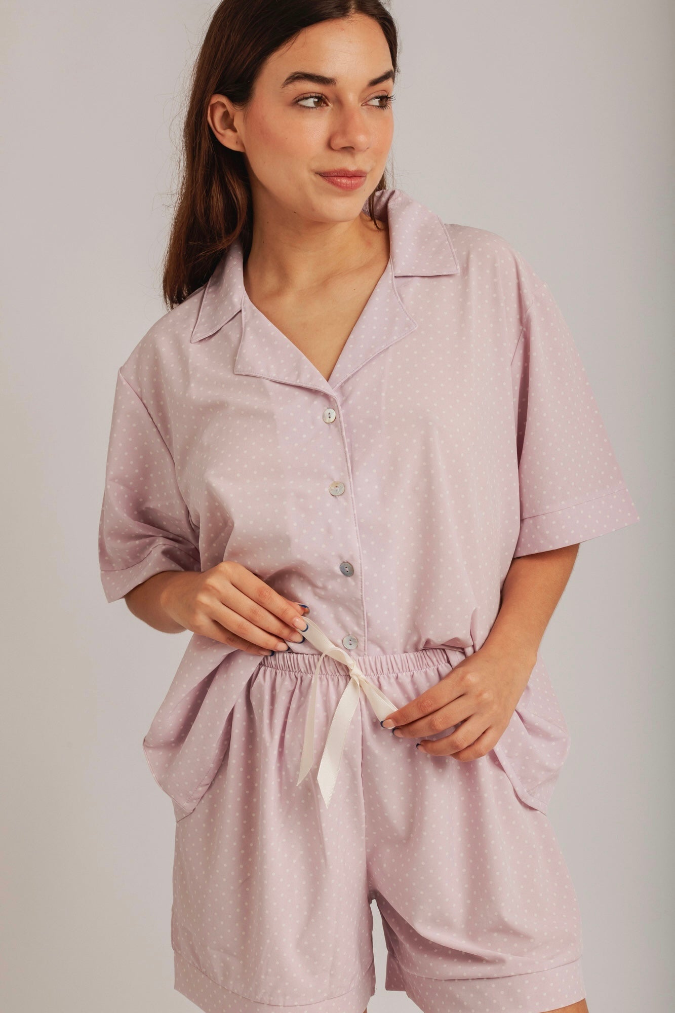 PIJAMA HANNAH LILA - SEDA