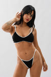 BRALETTE MÍA PADDED NEGRO - ALGODÓN PIMA