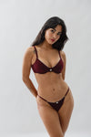 BRALETTE GIORGIA BALCONETTE VINO