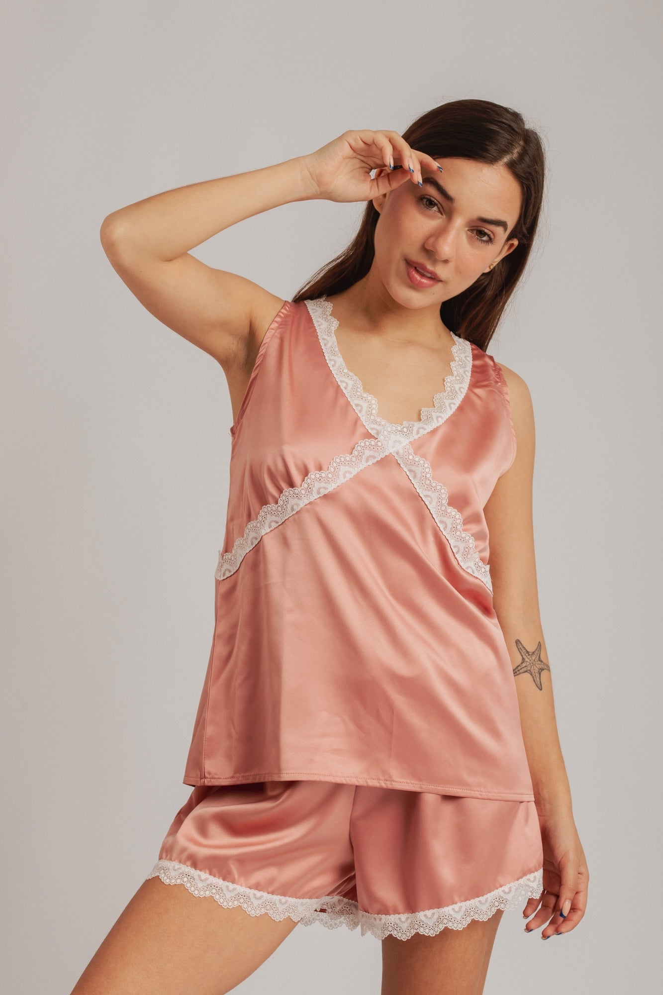 PIJAMA HAILEY PALO ROSA