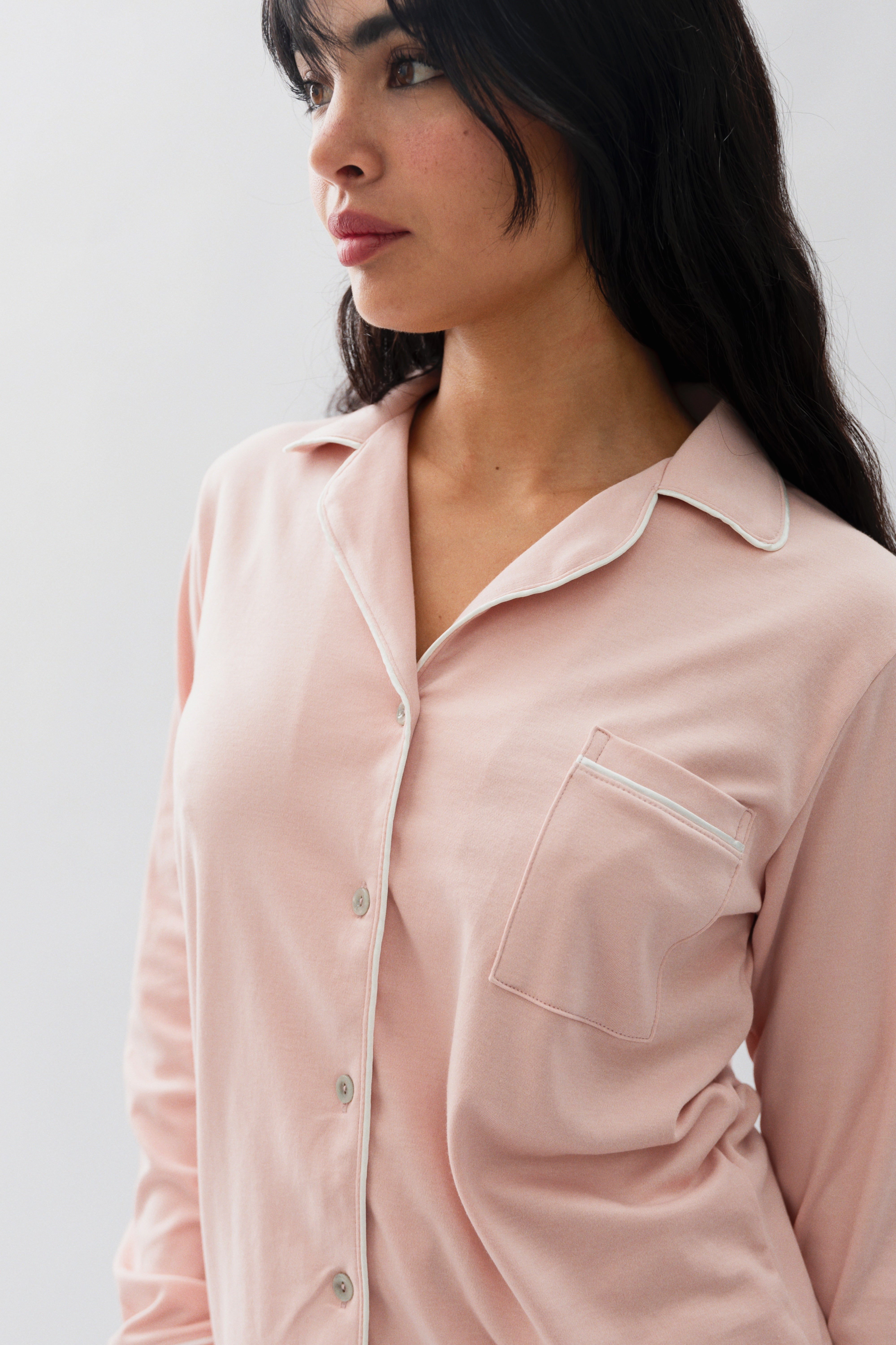 PIJAMA NAIROBI ROSA - ALGODÓN PIMA