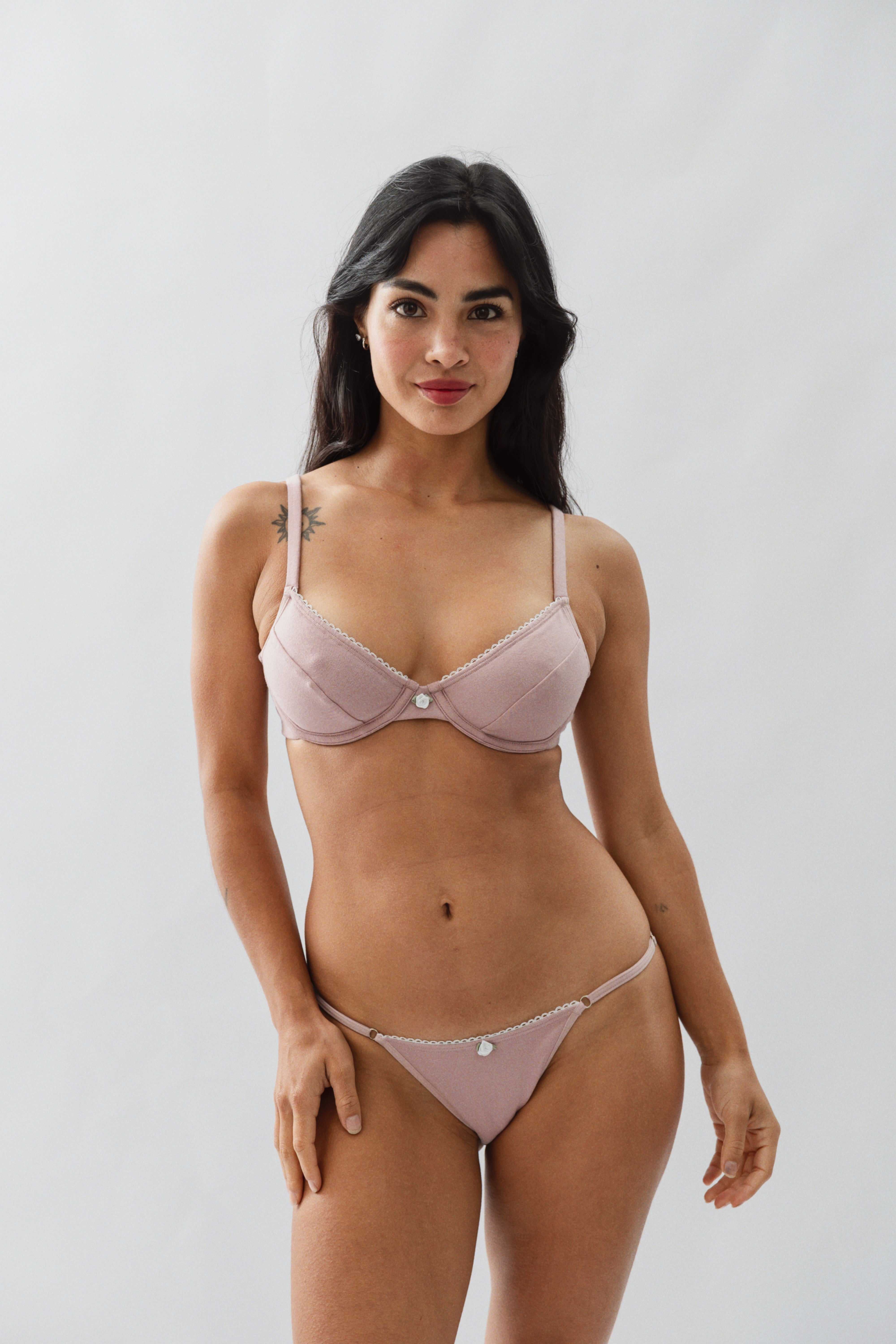 Bralette Giorgia Rosa - Algodón Pima