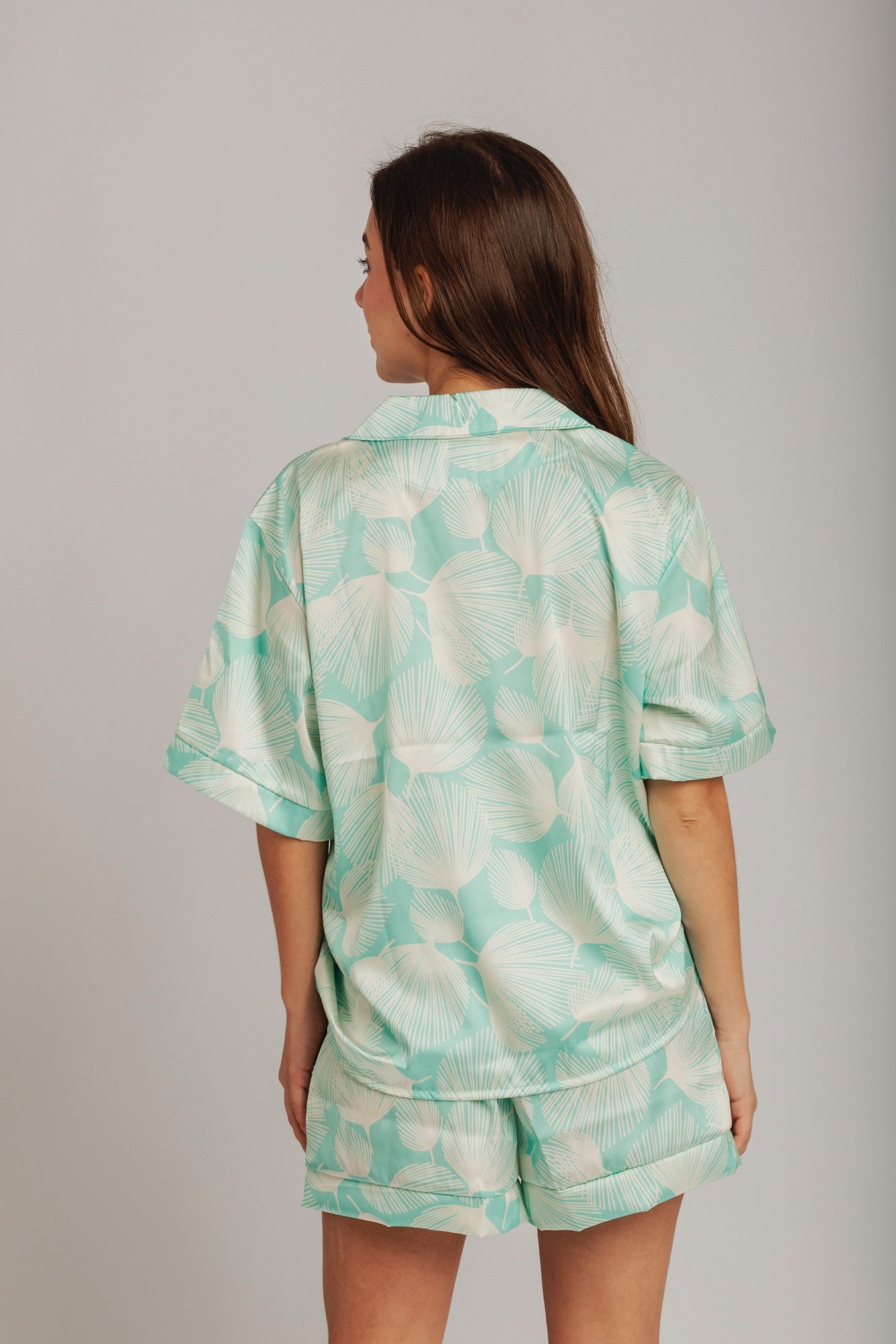 PIJAMA HANNAH VERDE AGUA - SEDA