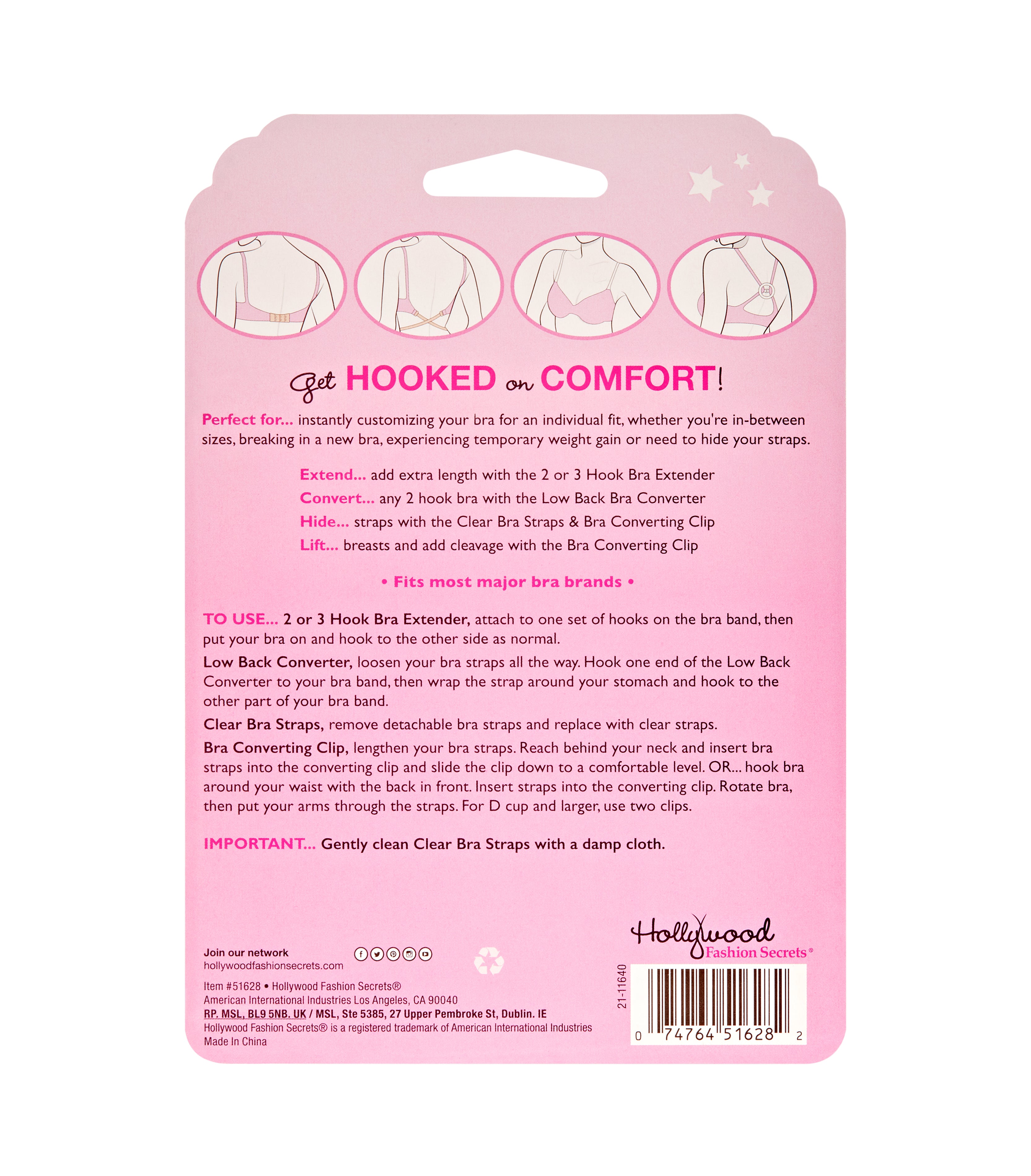 Hollywood Secrets Bra Extend Quit