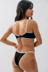 BRALETTE MÍA PADDED NEGRO - ALGODÓN PIMA