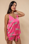 PIJAMA CHEETAH FUCSIA - SEDA