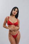 BRALETTE GIORGIA BALCONETTE ROJO