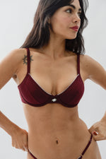BRALETTE GIORGIA BALCONETTE VINO