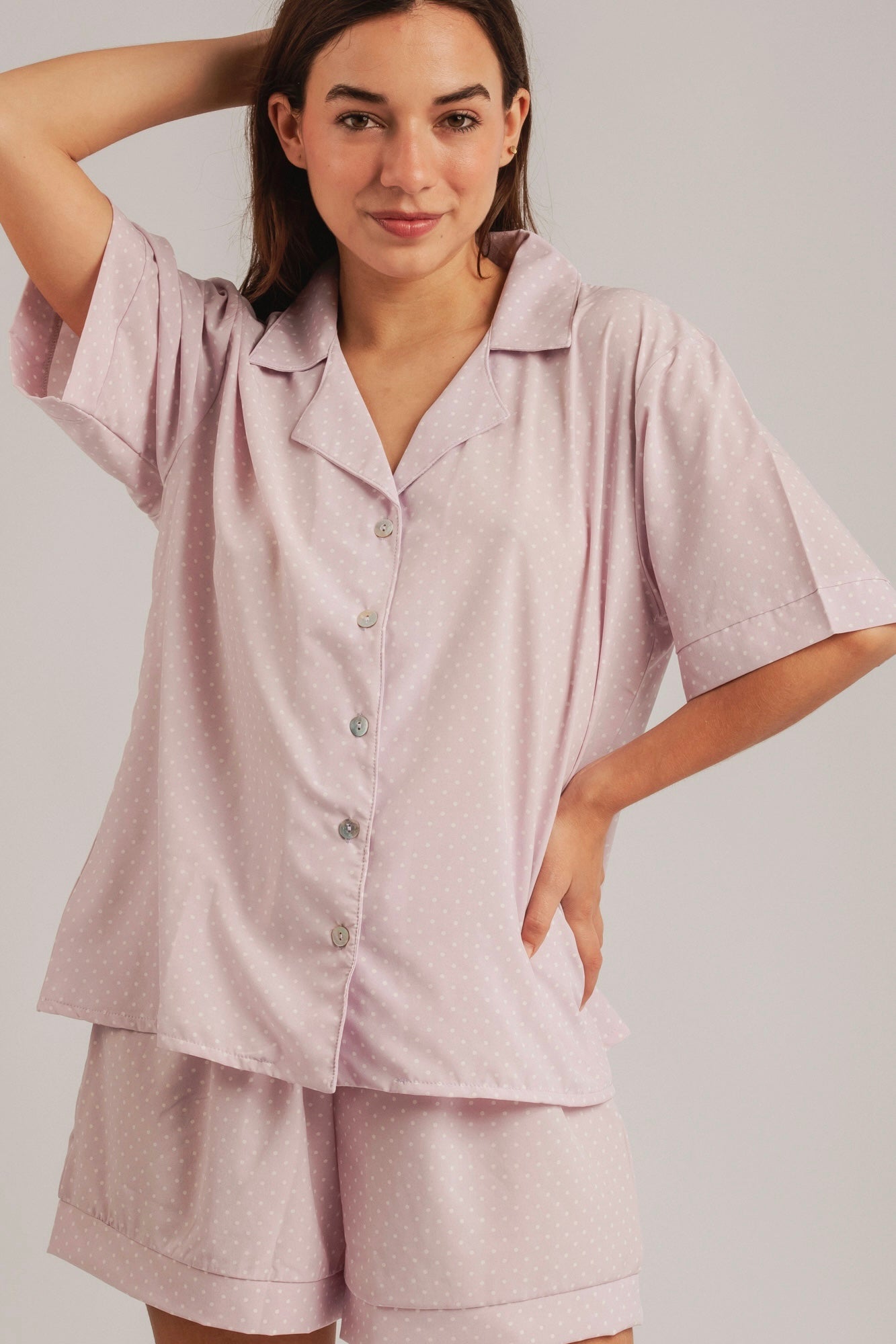 PIJAMA HANNAH LILA - SEDA