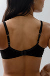 BRALETTE GIORGIA BALCONETTE NEGRO Y ROSA