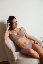 BRALETTE LARA COCOA - ALGODÓN PIMA