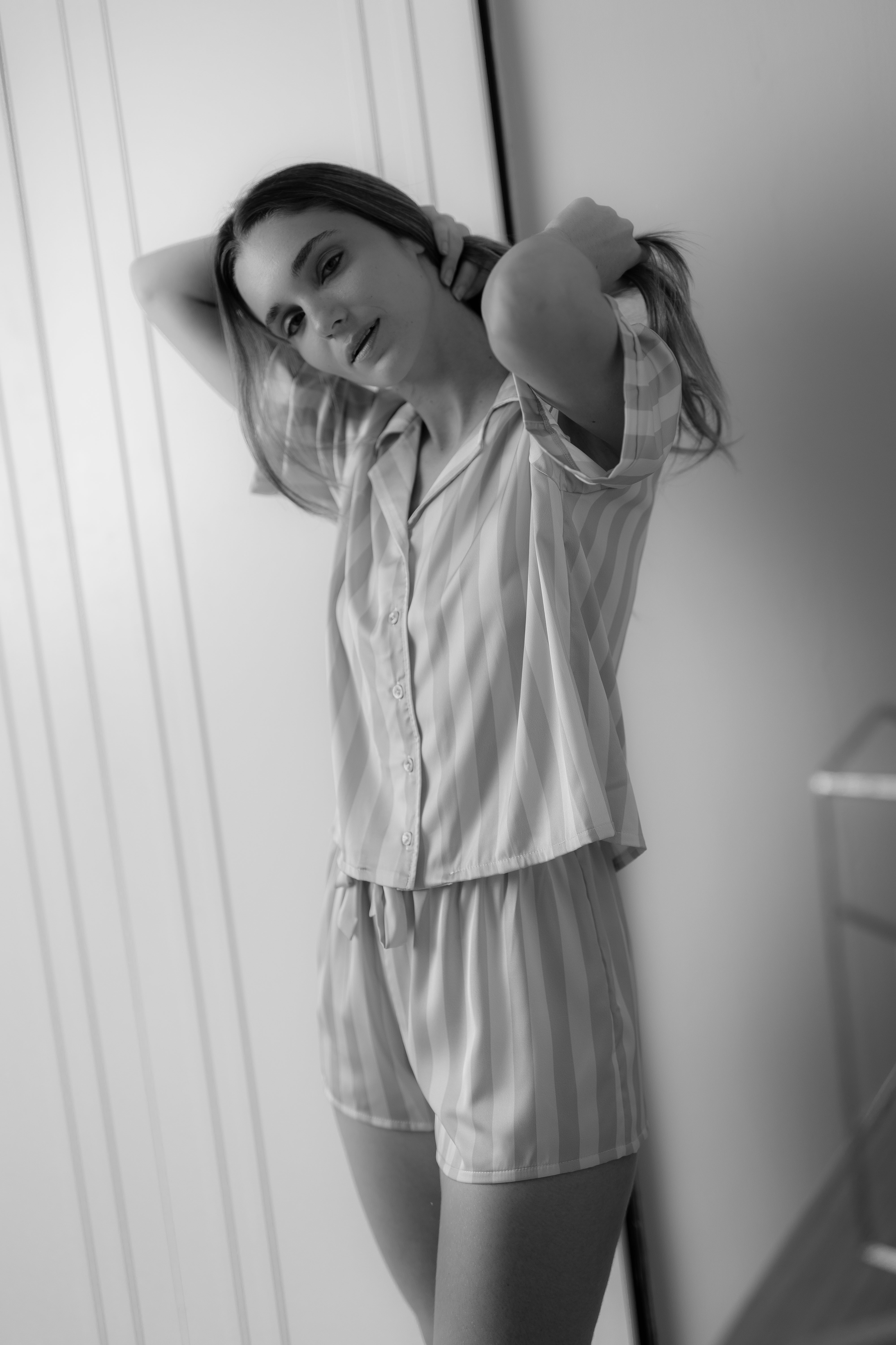 PIJAMA ABBY PINK STRIPES MANGAS - SEDA