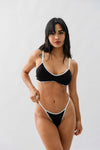 BRALETTE MÍA PADDED NEGRO - ALGODÓN PIMA