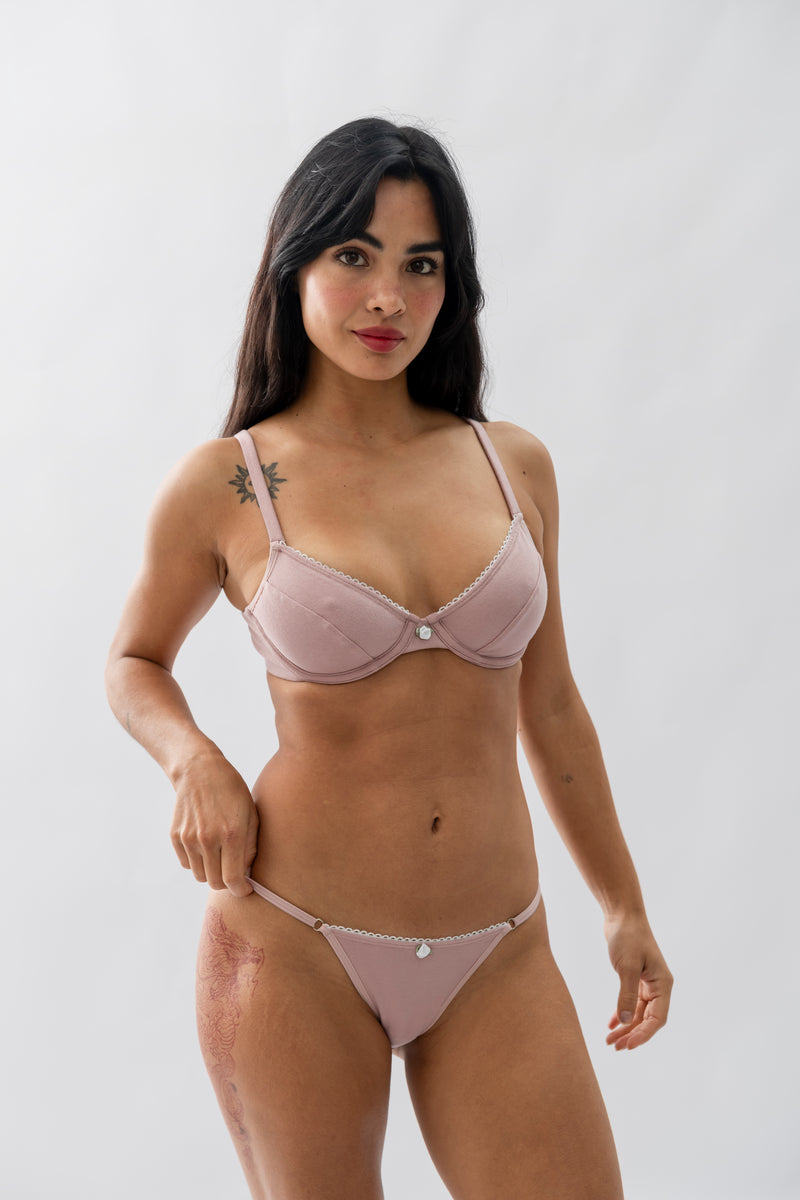 TANGUITA GIORGIA PALO ROSA - ALGODÓN PIMA