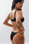 BRALETTE GIORGIA BALCONETTE NEGRO Y ROSA
