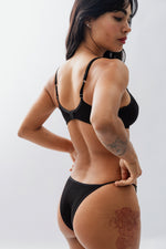 BRALETTE GIORGIA BALCONETTE NEGRO Y ROSA