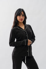PIJAMA NAIROBI NEGRO - ALGODÓN PIMA
