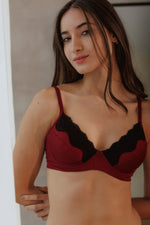 Bralette Eloisa Vino