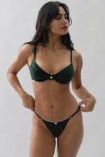BRALETTE GIORGIA BALCONETTE VERDE BOTELLA
