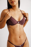 Bralette Giorgia Uva - Algodón Pima