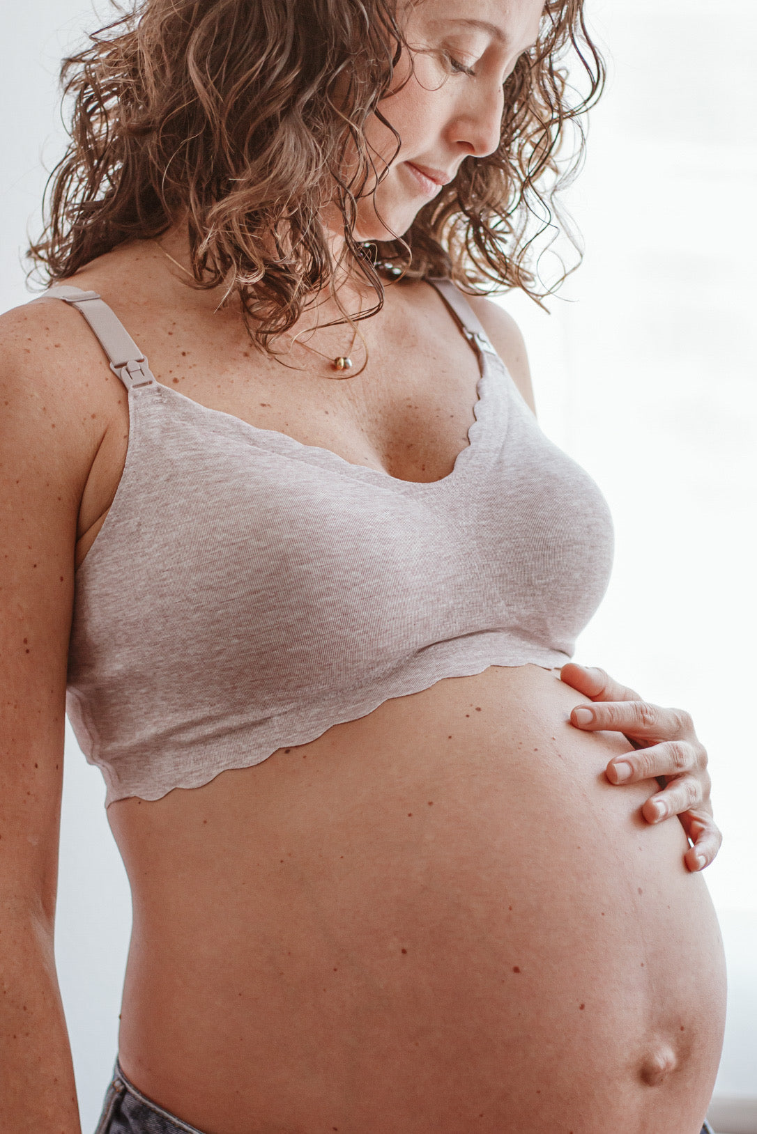 MATERNITY BRA LILA CLARO