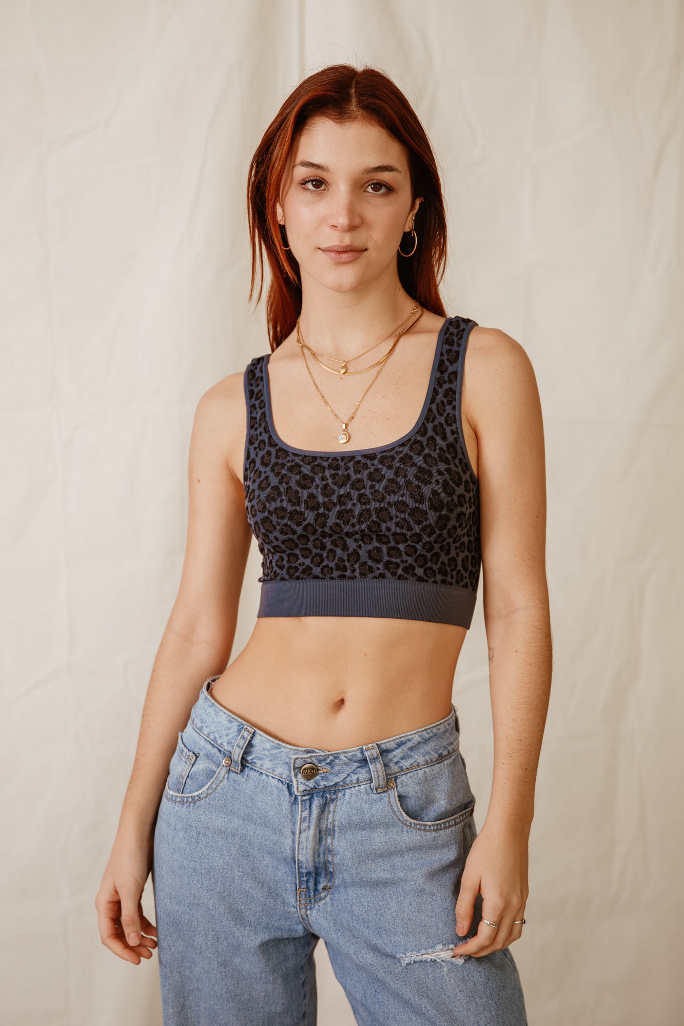 BRAMI EMMA ANIMAL PRINT AZUL
