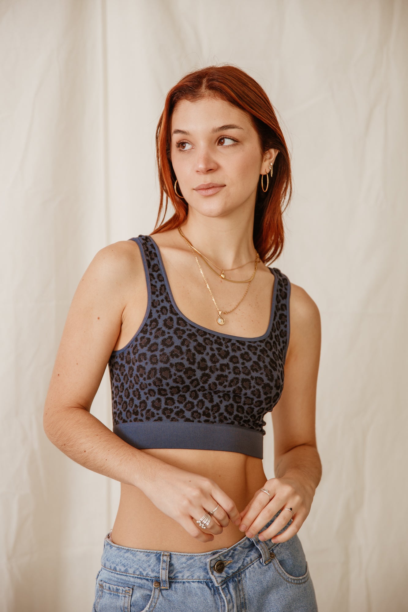 BRAMI EMMA ANIMAL PRINT AZUL