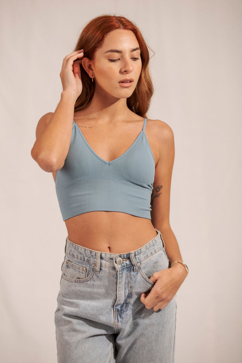 BRALETTE LETICIA CELESTE OSCURO
