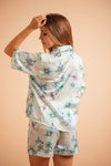 PIJAMA MARINA VERDE AGUA